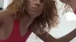 Horny Slim Brazilian Ebony, Briane Cristina Intense Double Anal & Climax (DAP, Anal, 2on1, Slim, ATM, BBC, Black Woman ) OB607