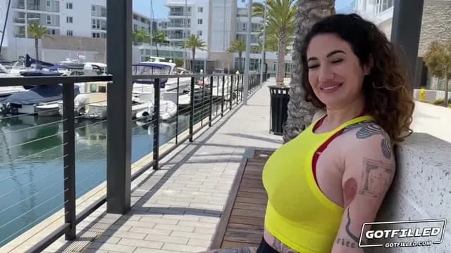 Filling Up Arabelle Raphael's Ass